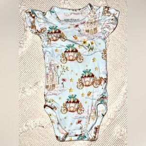 Posh Peanut catherine Bodysuit in Blue Princess Carriage